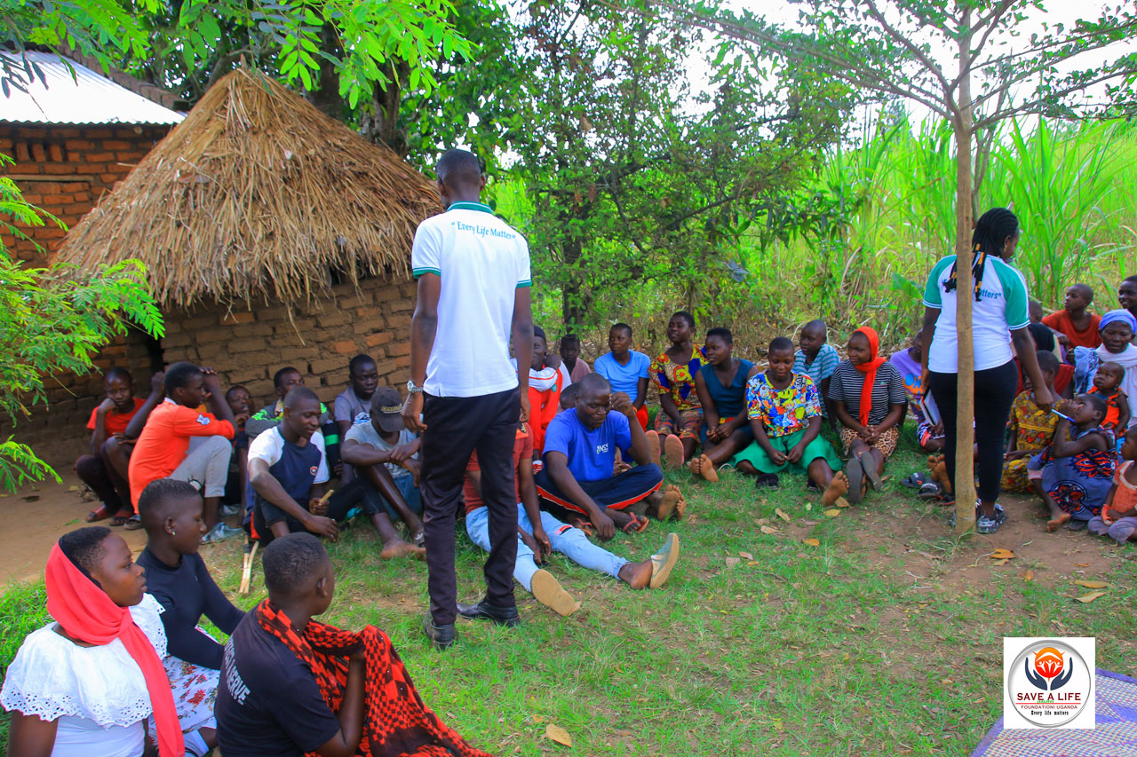 Children playing happily at the SALIFU center